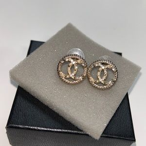 Chanel CC Earring Studs